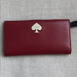 Red Kate spade wallet